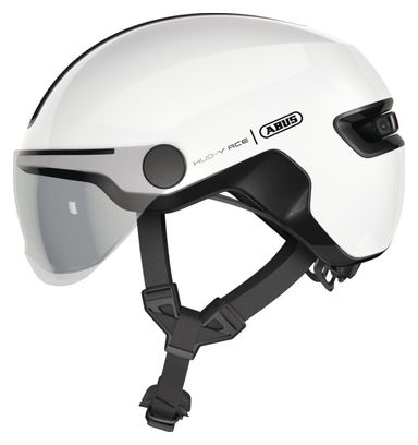 Casque Abus Hud-Y Ace Shiny White / Blanc