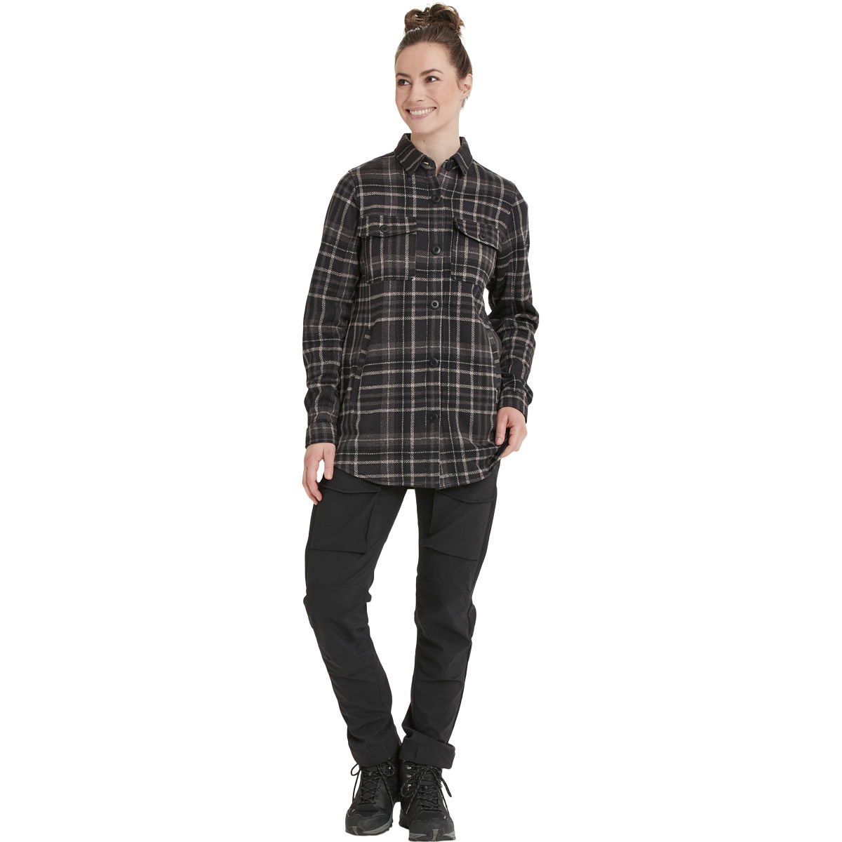 Whistler Milly Checked Skjorte Dame