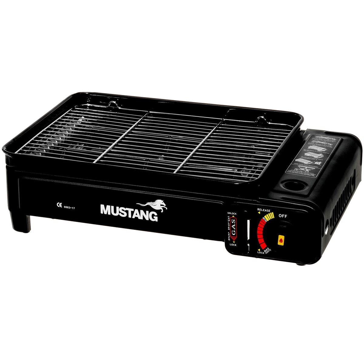 Transportabel Gassgrill Caravan, svart