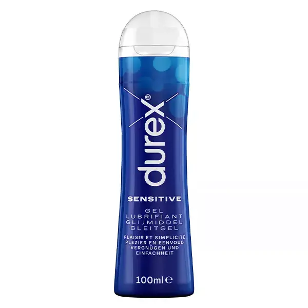 Gel Lubrificante Durex Sensitive - Lubrificante Confortável à Base de Água - 100ml