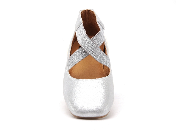 Mamzelle ballerines femme kombu argent