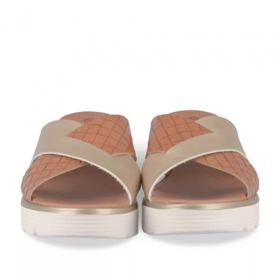Mules COGNAC LADY GLAM