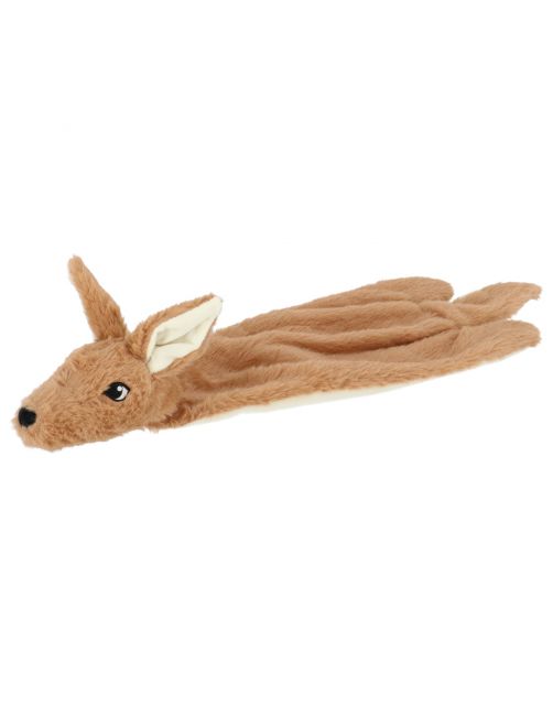 Adori Hondenspeelgoed Skinny Konijn - Knuffel - 38 cm Bruin