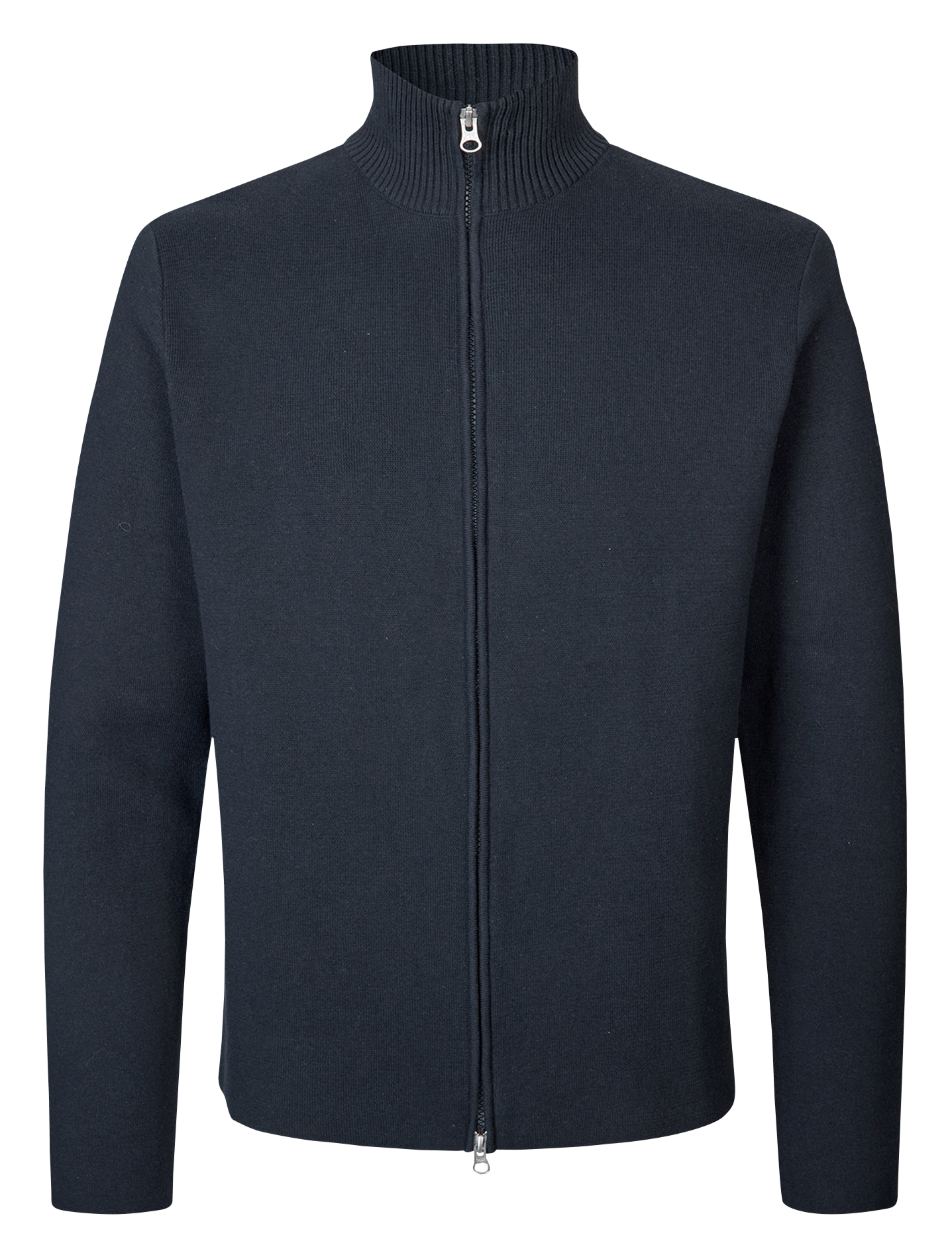 SANIKLAS - Gilet zippé en coton bio mélangé | Bleu
