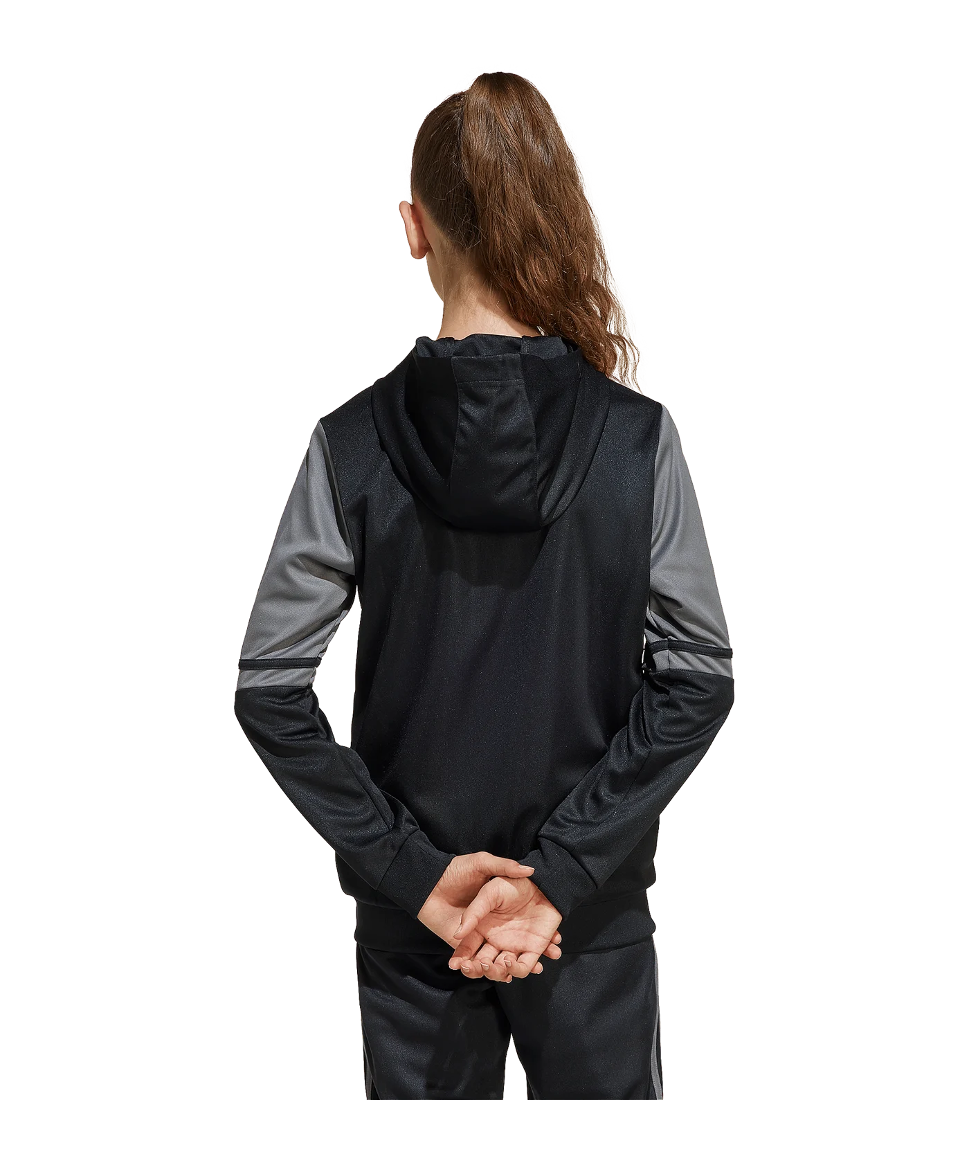adidas Squadra 25 Kapuzenjacke Kids Schwarz