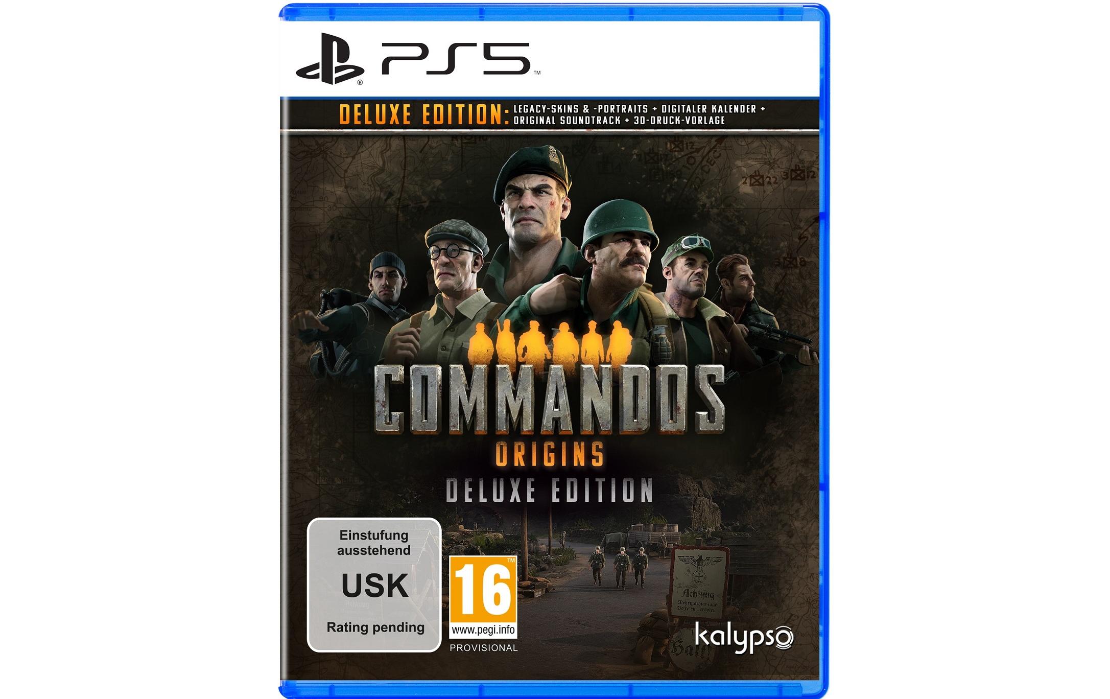 Commandos Origins – Deluxe EditionStrategiespiel für Playstation 5