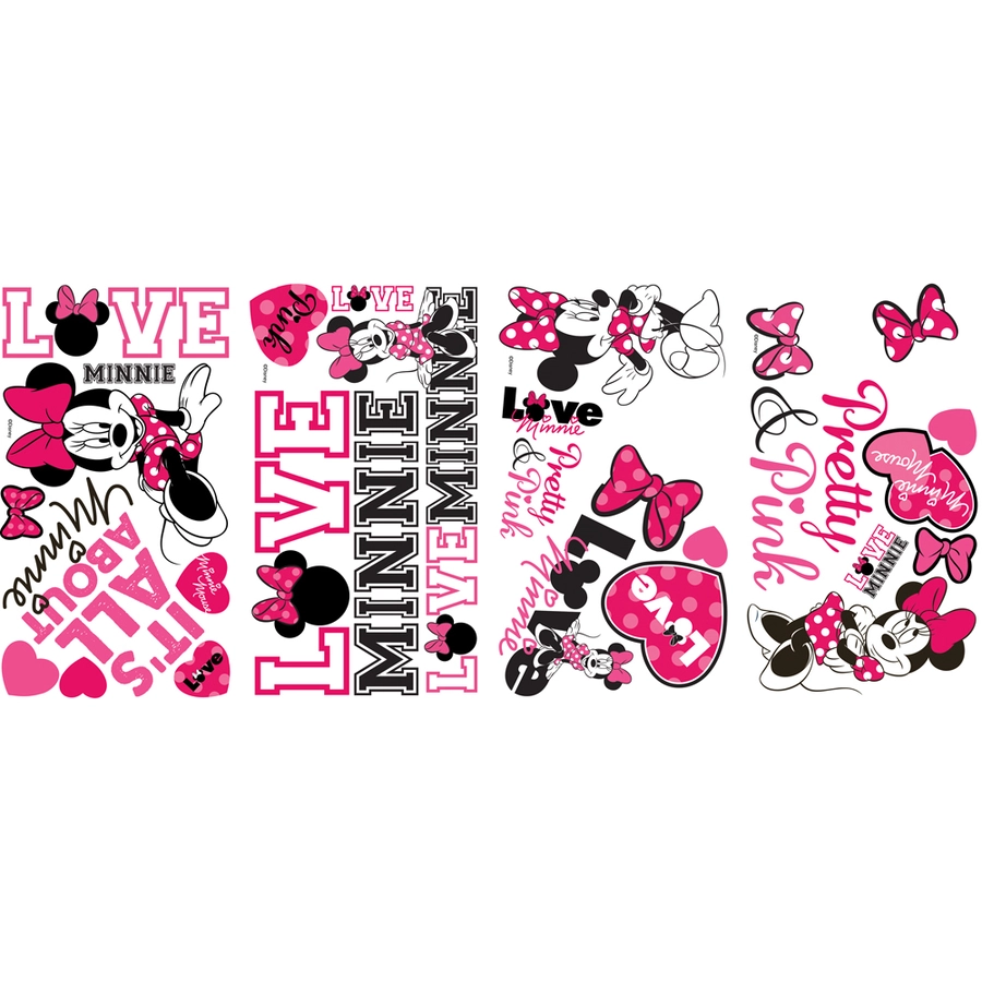 Room Mates  Minnie liebt pink Mehrfarbig