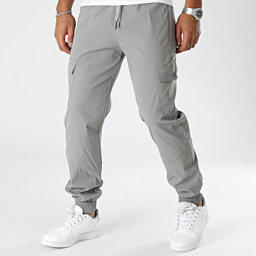 Pantalon Cargo Gris Clair