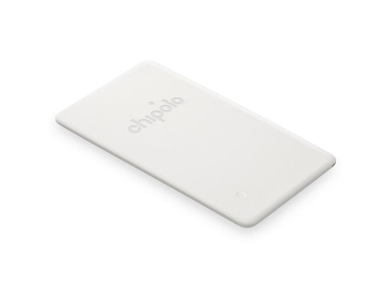 Chipolo Schlüsselfinder CARD Point Weiss Ultradünner Walletfinder