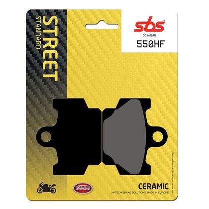 Plaquettes de freins SBS 550HF Organique avant/arrière (selon modèle)
