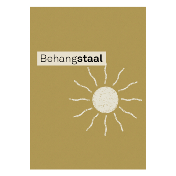Behangstaal Vliesbehang Sunny oker (dessin 125094)