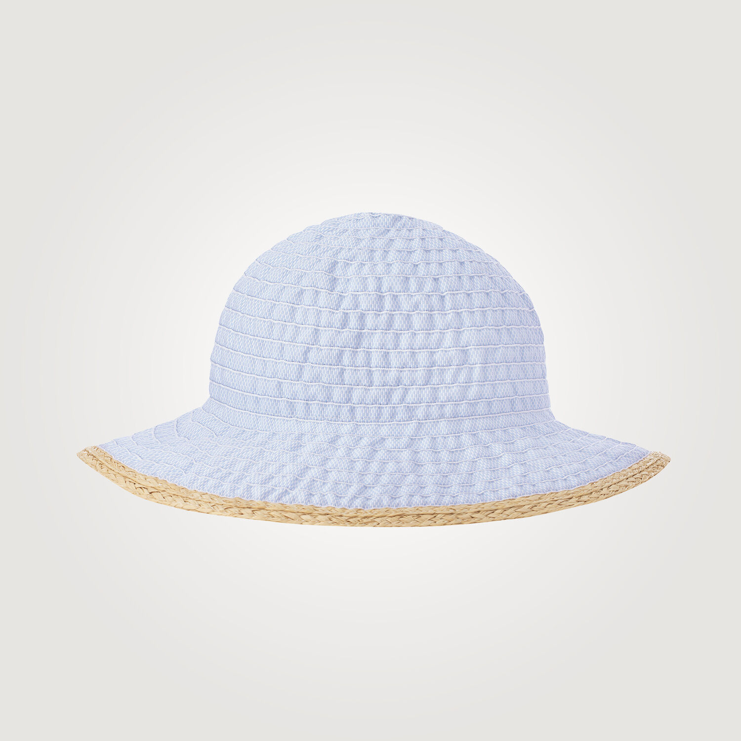 Sommerliche Damencloche aus Bändern