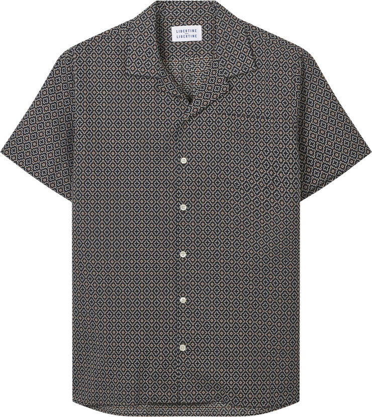 Libertine-Libertine Cave Brown & white ti
