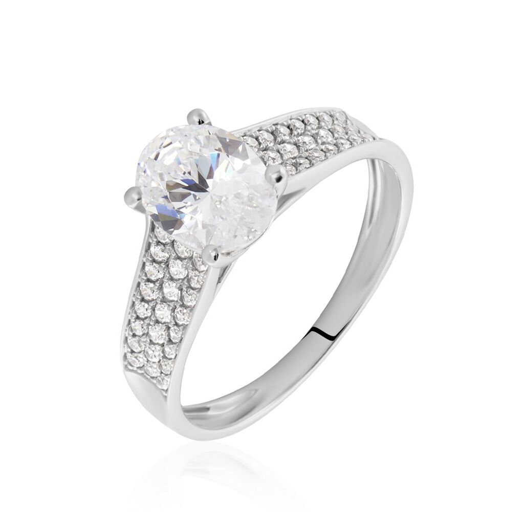 Bague Or Blanc Morganenn Oxyde
