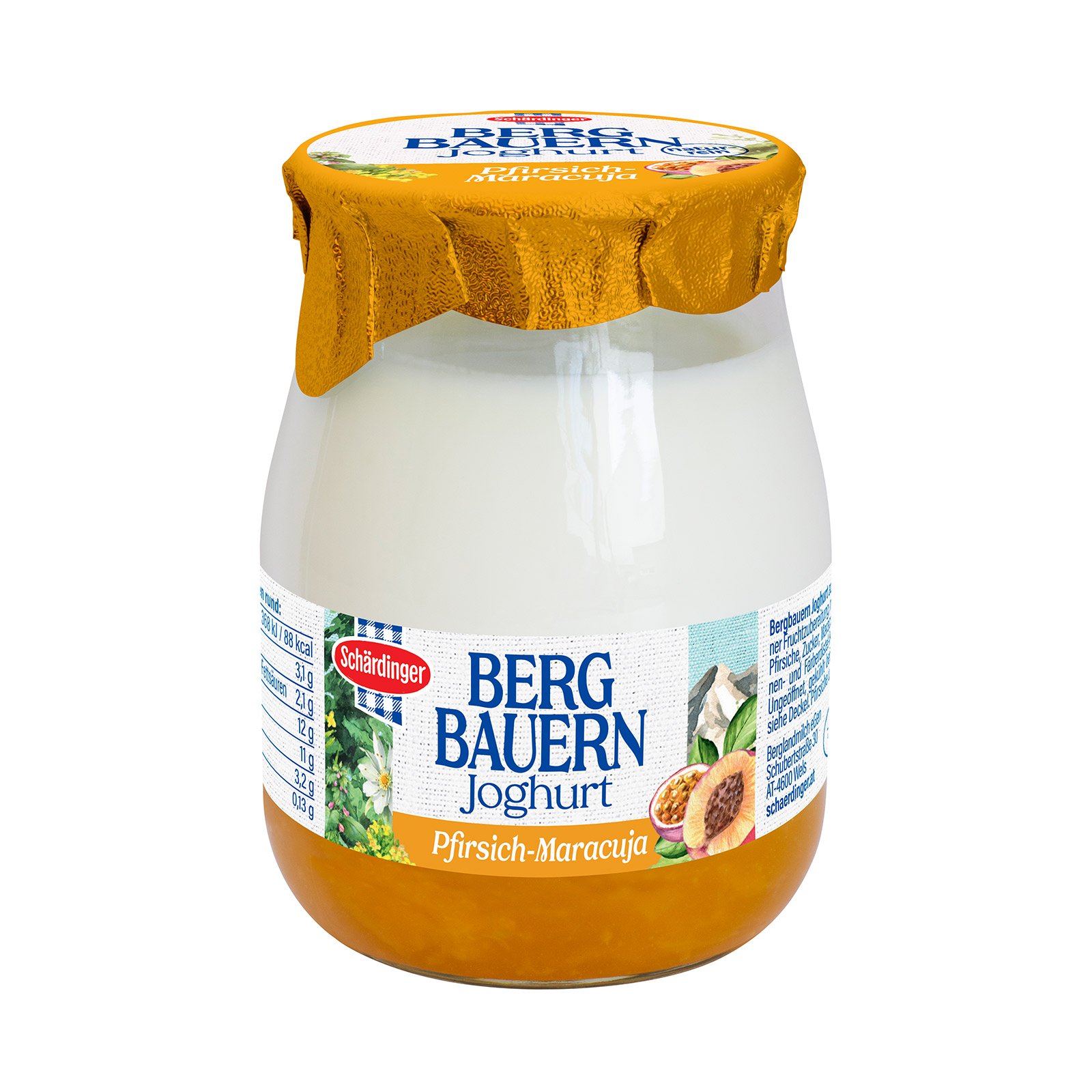 Schärdinger Berghof Pfirsich Maracuja Joghurt