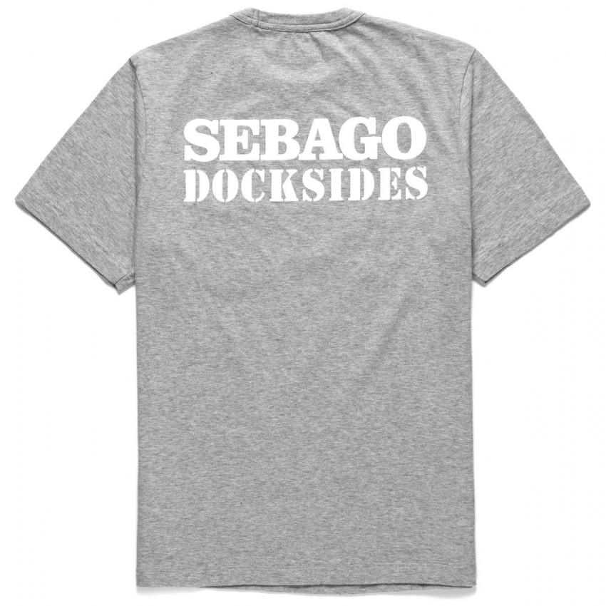 TILLIERS Off Grey Mid-T-shirt Sebago pour Homme