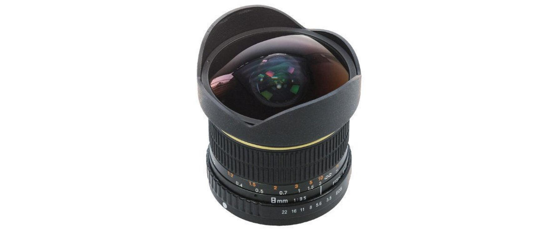 Festbrennweite 8mm F/3.5 – Canon EF-S<br>8 mm f/3.5