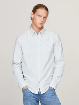Camisa Oxford com Listras Flex da Coleção 1985