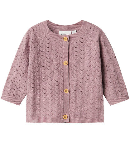 Name It Cardigan - Strick - NbfDesille - Elderberry