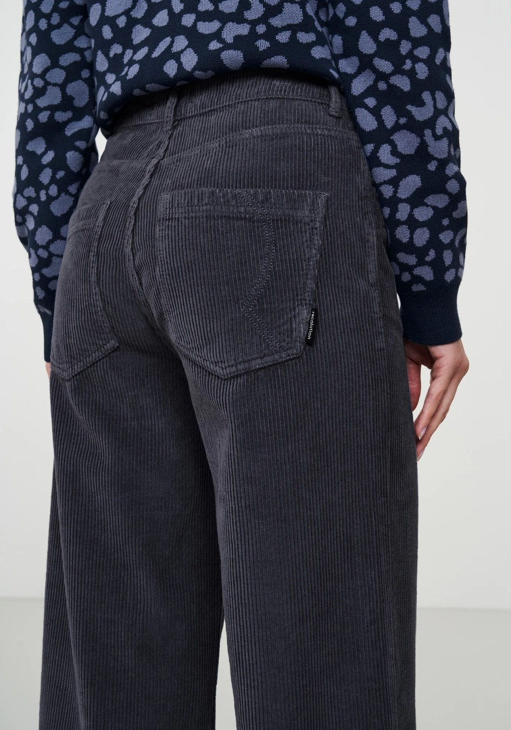 Recolution Cord-Hose Erica Corduroy Denim Blue