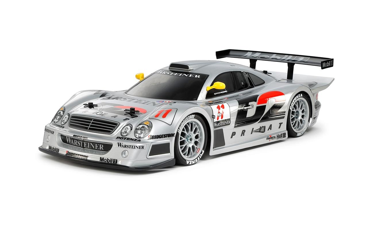 Tourenwagen Mercedes CLK-GTR TC-01 Bausatz, 1:10<br>4WD On-Road Modell mit TC-01 Chassis und 1997 Mercedes-Benz CLK-GTR Karosserie