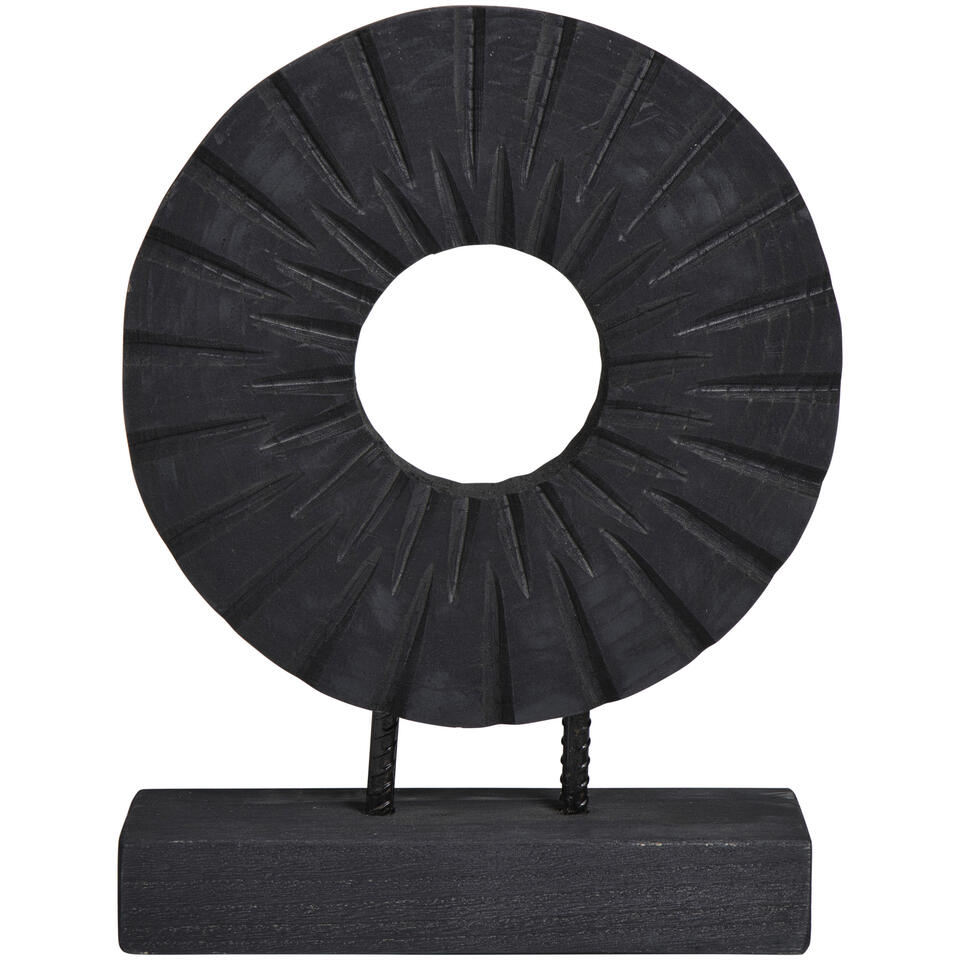 Beeld Paula - zwart - 38x28x9 cm