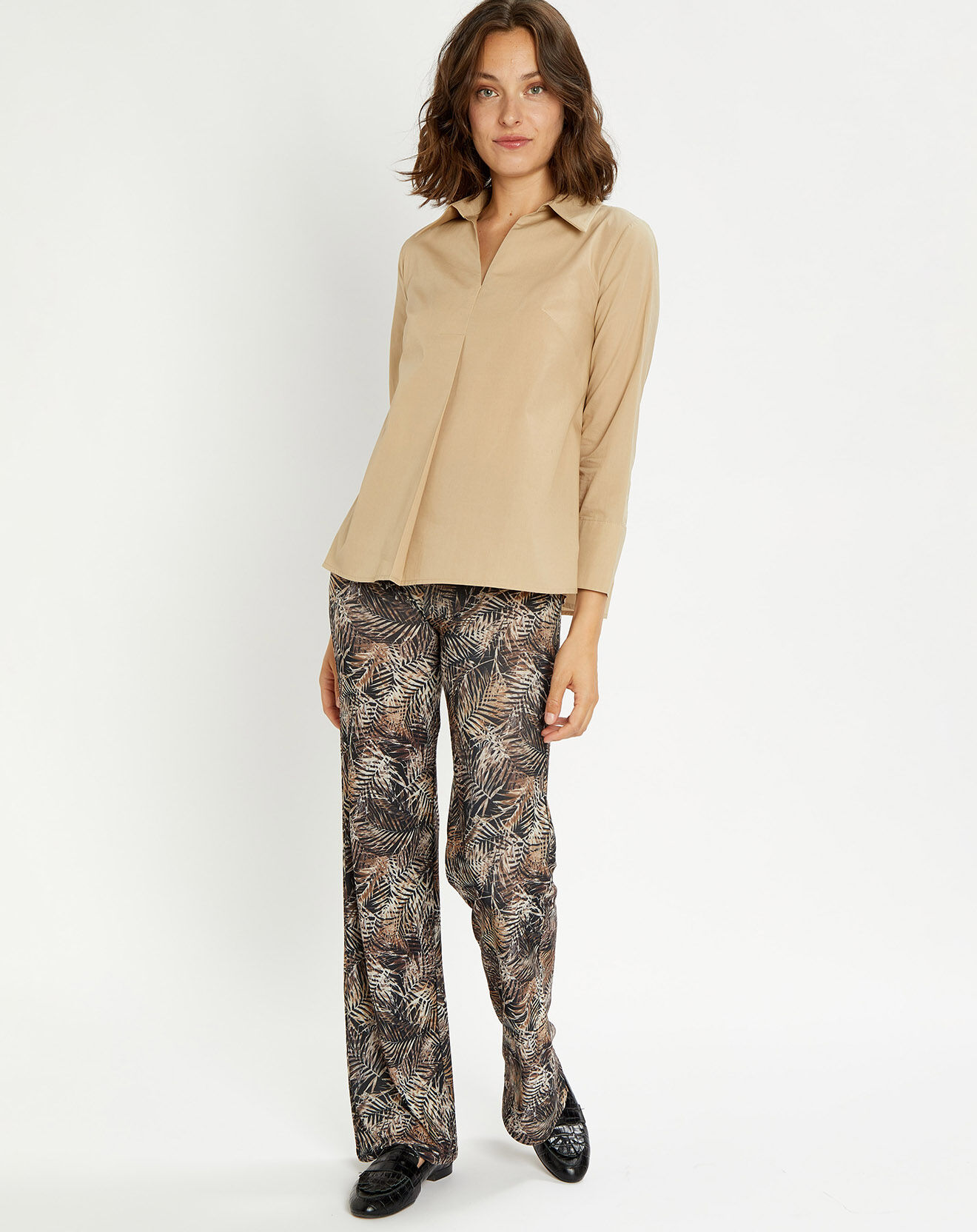 Lauren Vidal Pantalon Store havana