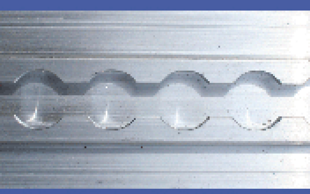 Alu-Zurrschiene flach (2000 x 65 x 11 mm)