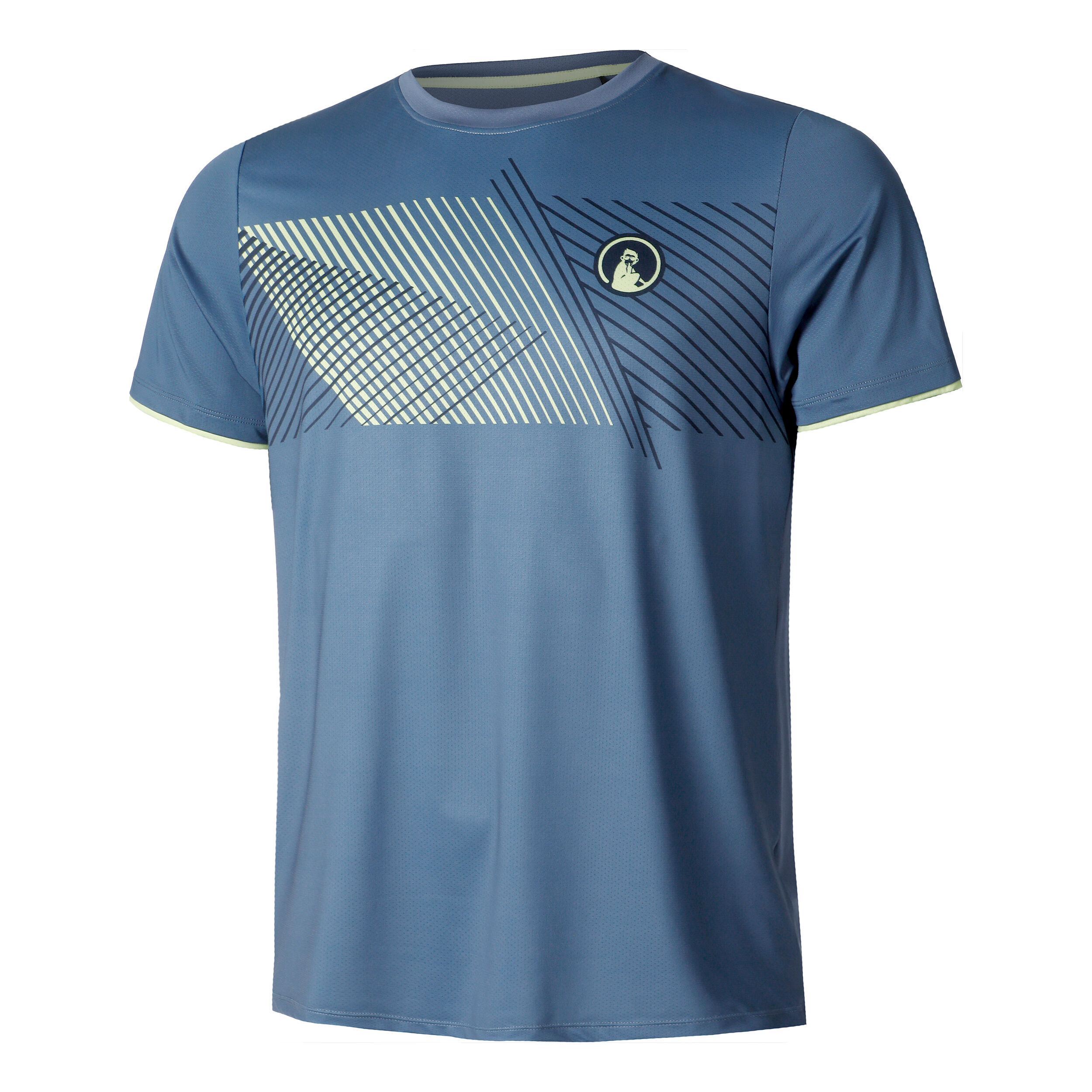 Quiet Please Perspectives Receiver T-shirt Hommes - Bleu