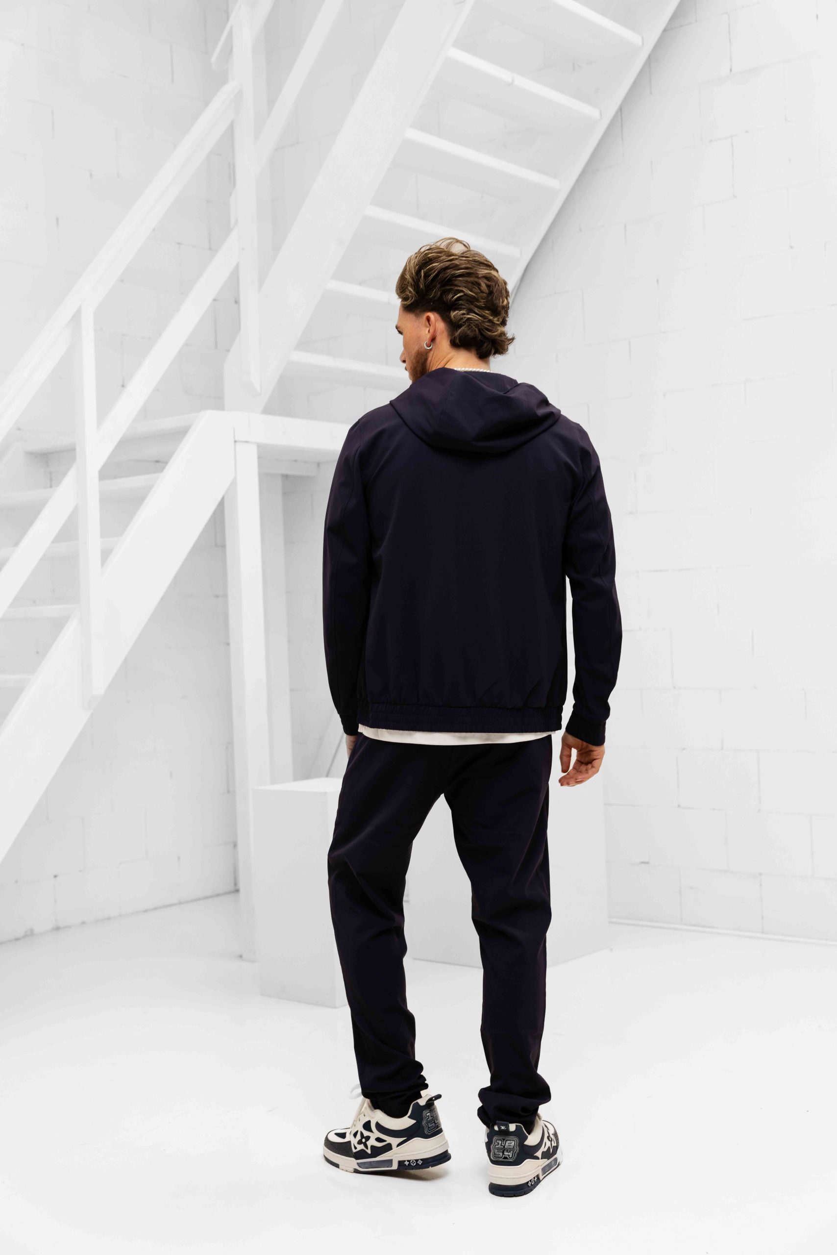 Cou7ure Essentials Reflection Hoodie Trainingspak Heren Donkerblauw