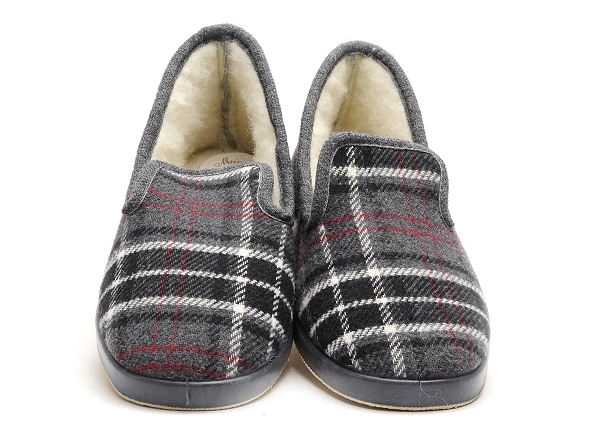 La maison de l espadrille chaussons homme 7672 4 gris