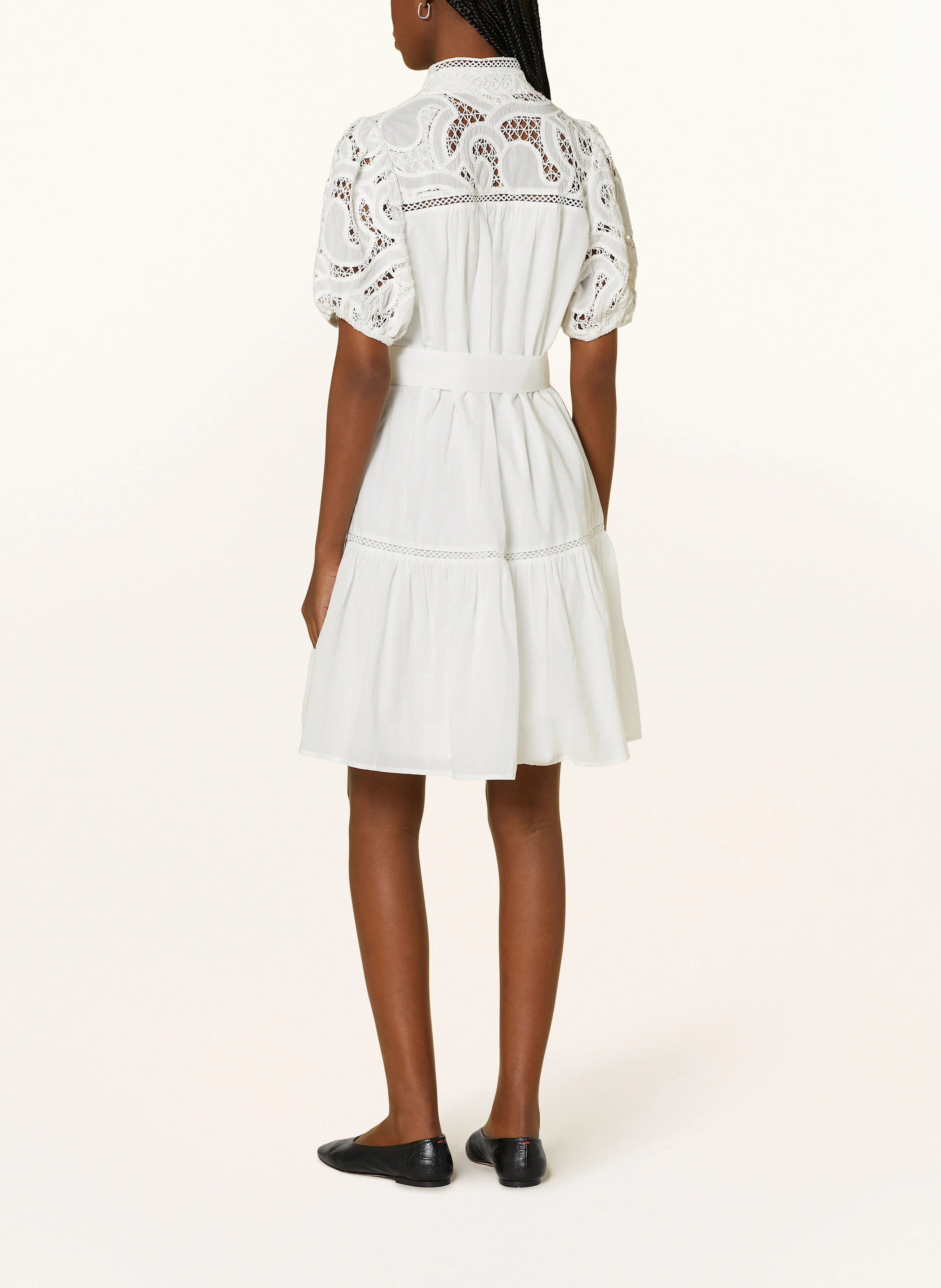 SUNCOO Kleid CATLEYA mit Spitze