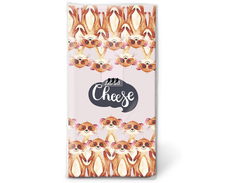 Paper   Design Taschentücher Say Cheese 4-lagig, 10 Stück Designer Taschentücher