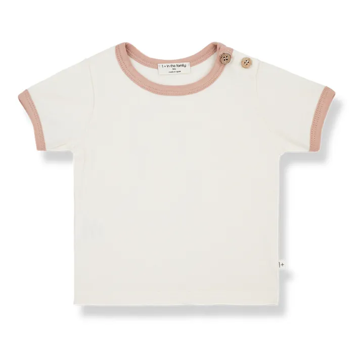 1+ in the family T-Shirt Manches Courtes Mou | Rose
