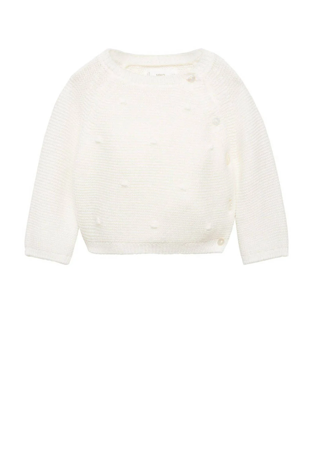 Mango Kids gebreide trui wit