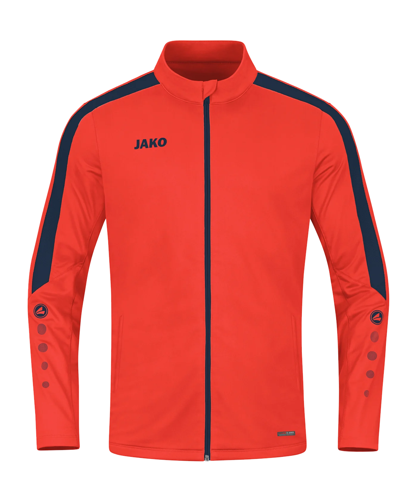 JAKO Power Polyesterjacke Kids Orange Blau F375
