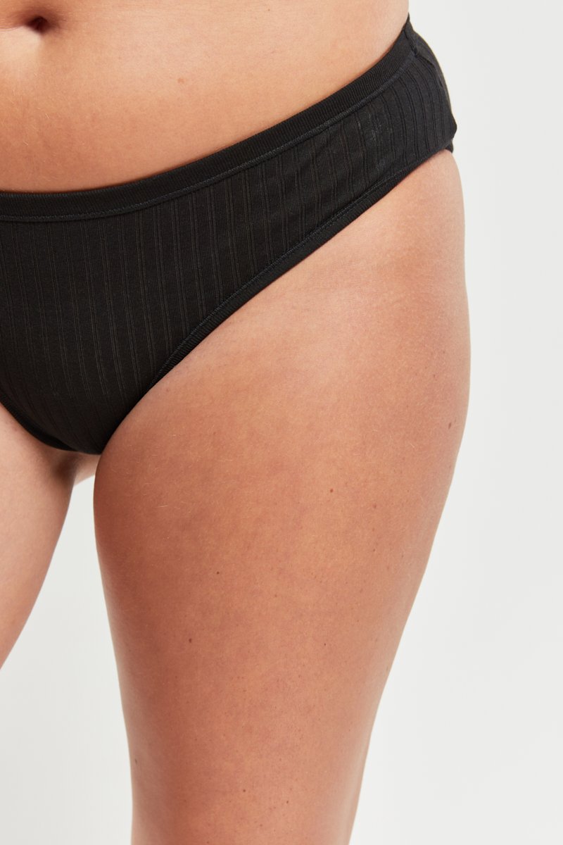 Culotte taille basse - lyocell et coton