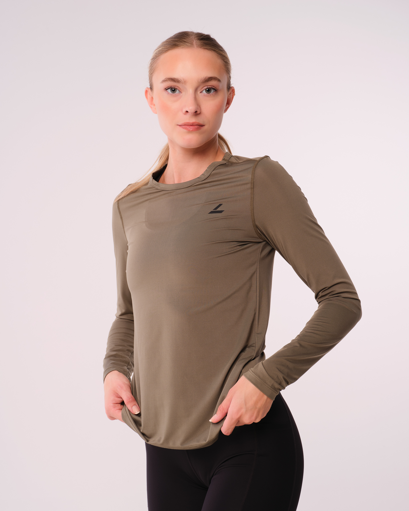 LEVITY Momentum LS Dusty Green
