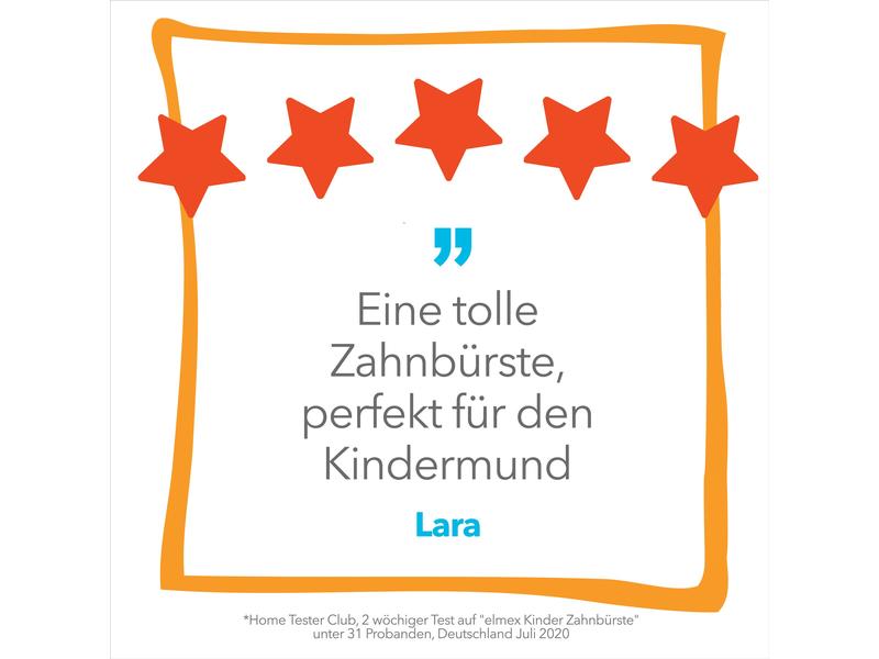 elmex Kinder-Zahnbürste 2-6 Jahre Weich 1 Stück assortiert Zahnbürste für eine schonende Reinigung der Milchzähne