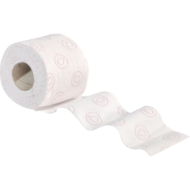 Papier toilette quadruple épaisseur Renova lotionné fraîcheur florale - 60 rouleaux de 140 feuilles
