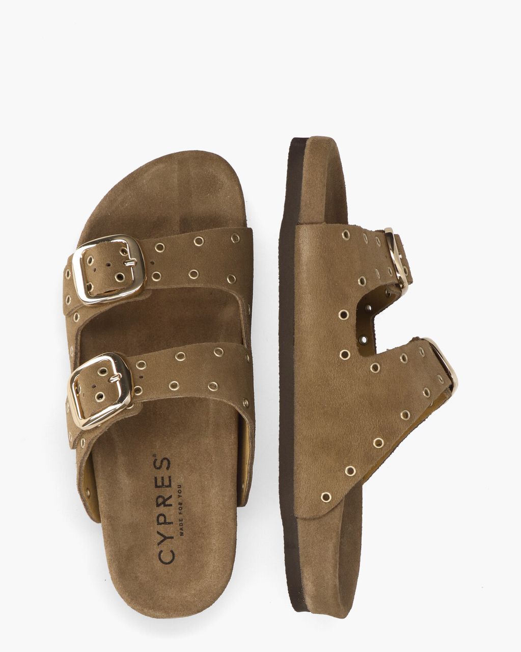 Cypres Willianne Taupe Damesslippers