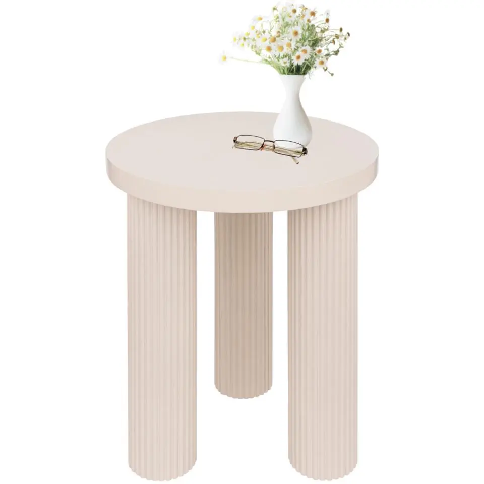 MISOU Bijzettafel Rond - Beige