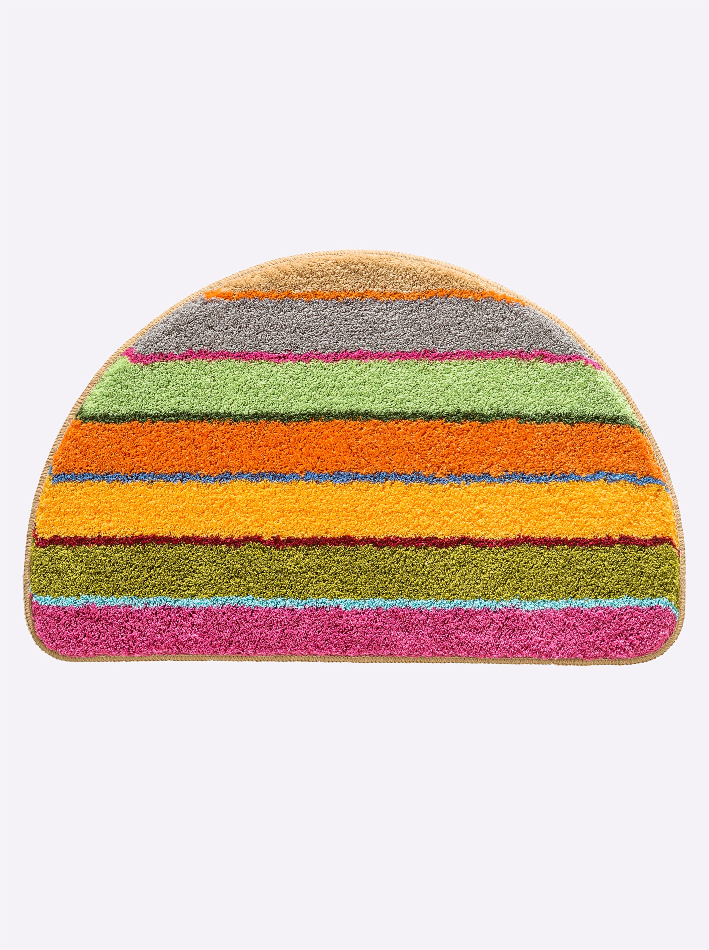 Kleine Wolke Badematte in grün-bunt
