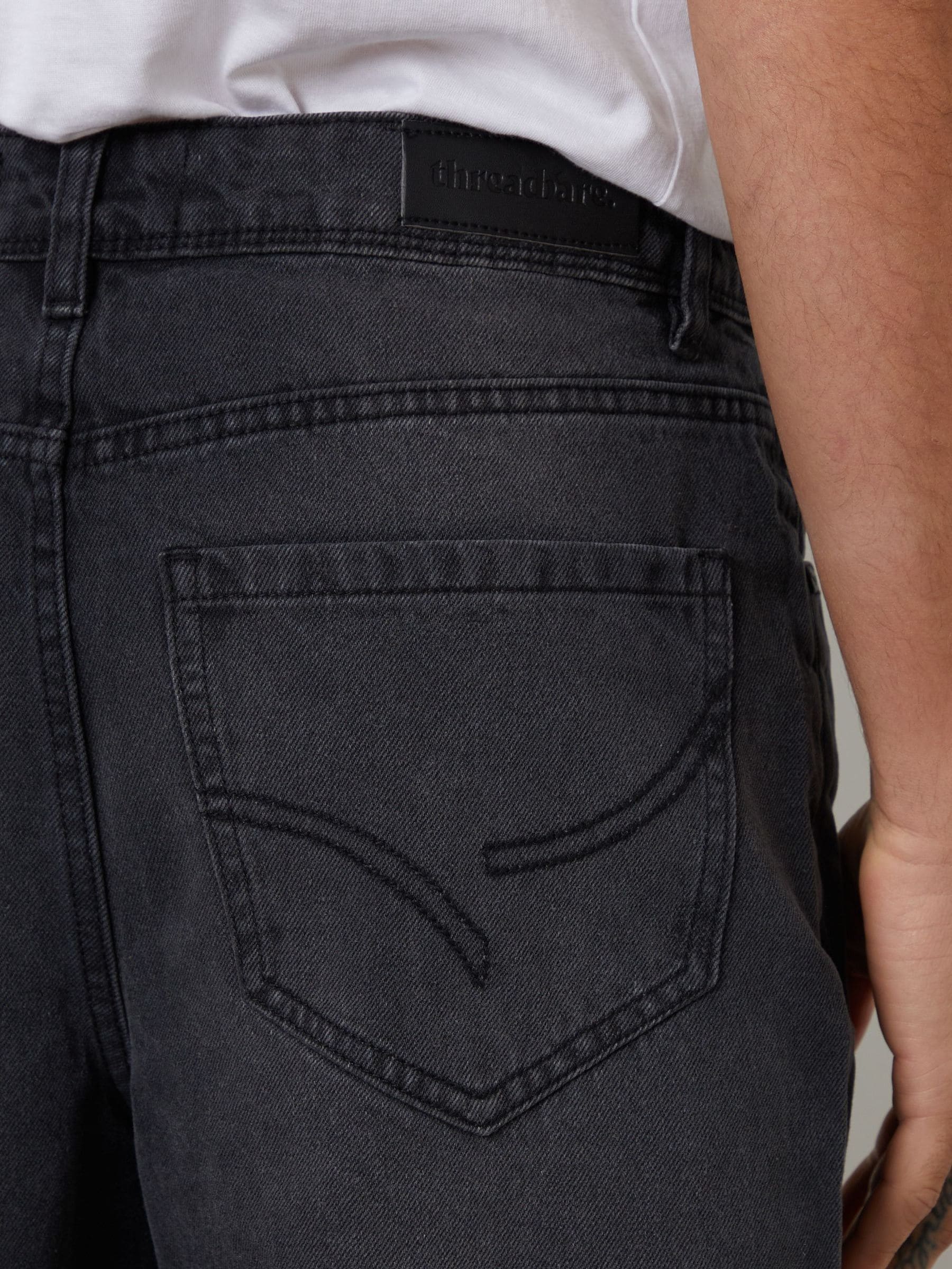 Grijs - Threadbare Loose Fit Jeans