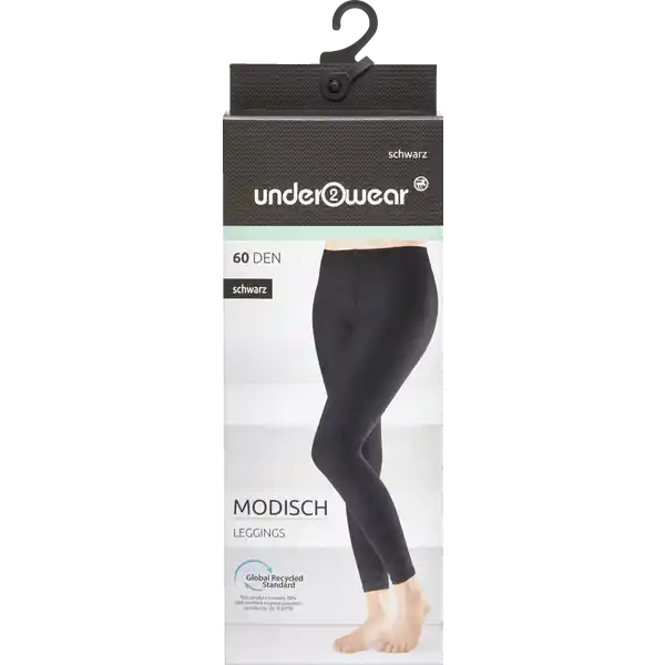 Leggings schwarz 60den Gr. 40 / 42