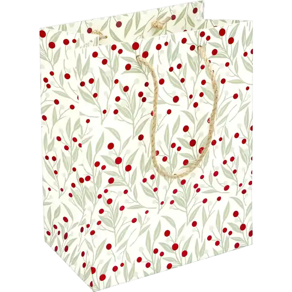 Geschenktüte gerippt Jutehenkel