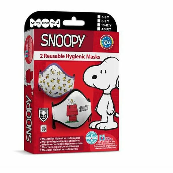 Hygienisk ansiktsmaske My Other Me Snoopy Premium 10-12 år