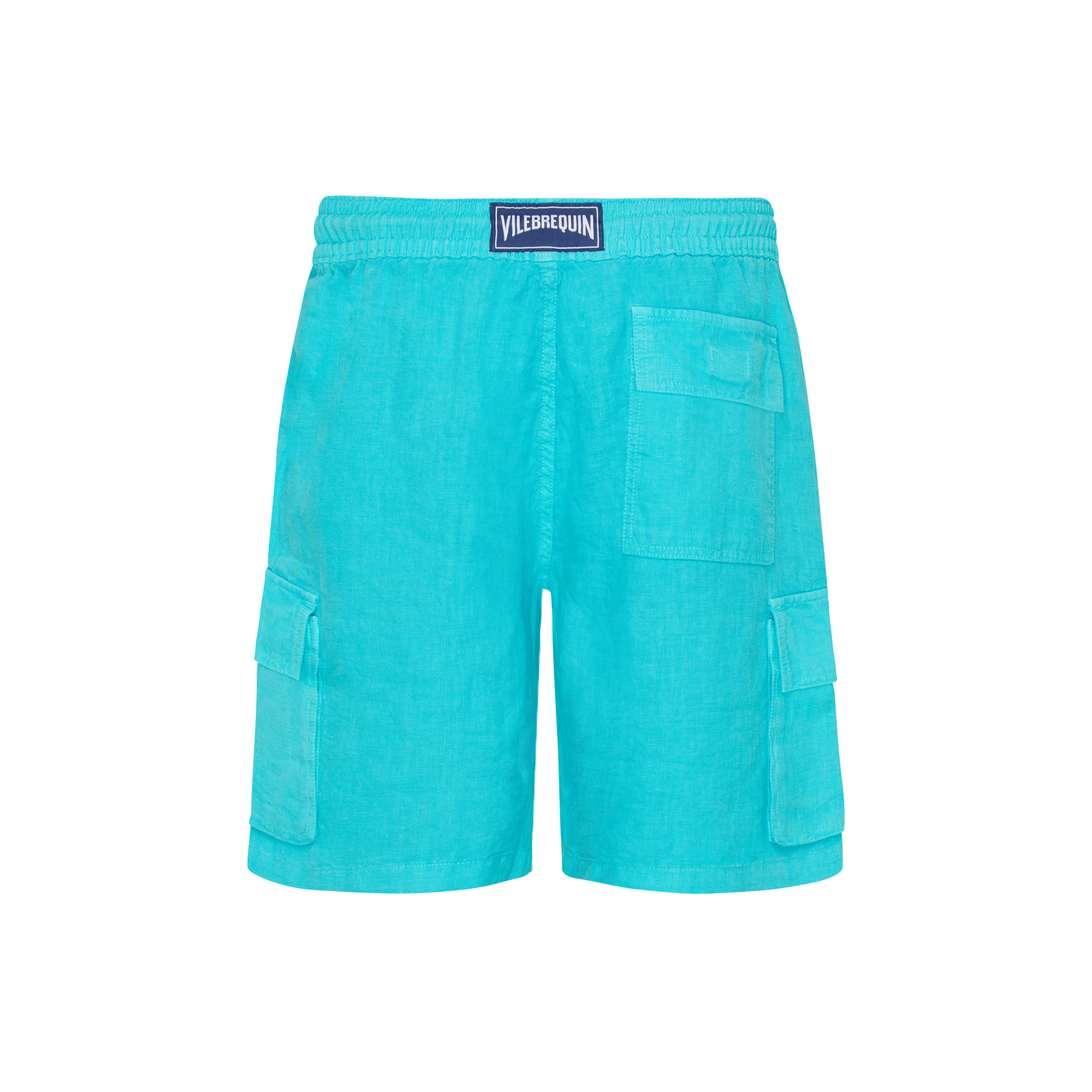 Bermuda en lin homme uni | Site Vilebrequin | BAIU3U01