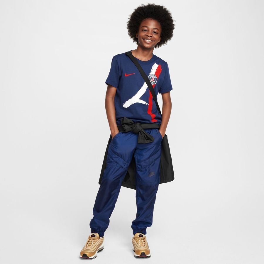 Paris Saint-Germain T-Shirt Iconic Maillot Extérieur - Bleu Marine Enfant