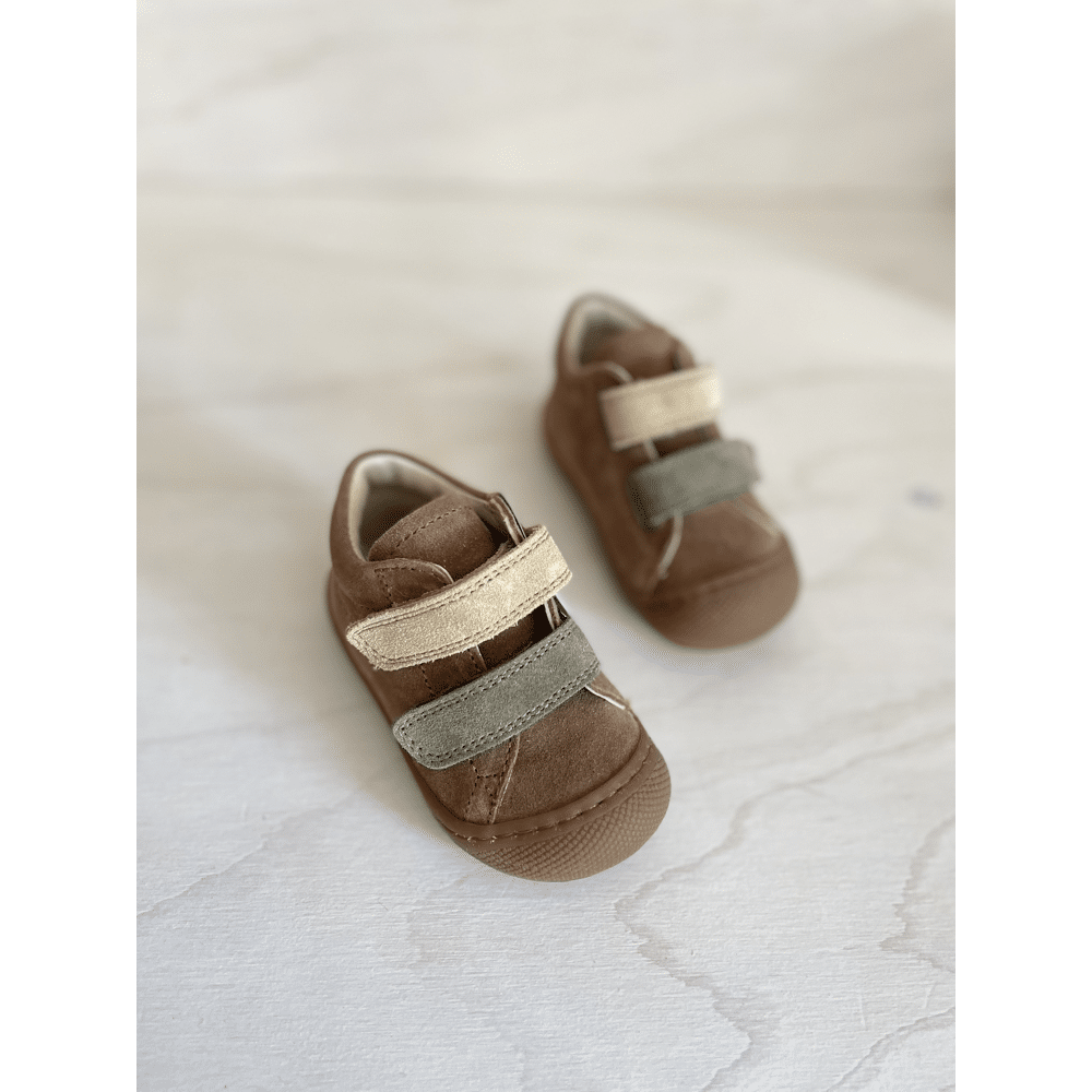 Naturino - PrÃ©stapper - Suede Brown Militaire Sand